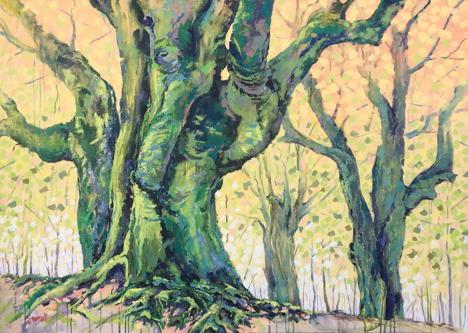 11 network I Acryl auf Leinwand 100x140 cm